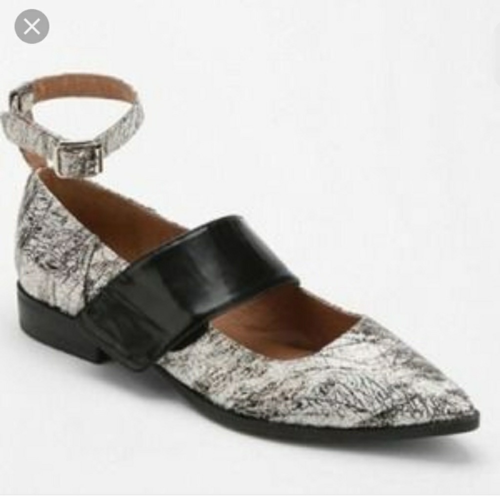 Jeffery Campbell Walsh two strap flats